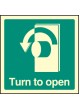 Turn to Open - Left
