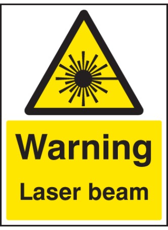 Warning - Laser Beam