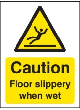 Caution - Floor Slippery When Wet