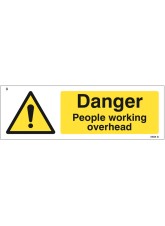 Danger - People Working Overhead
