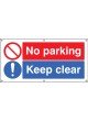 No Parking - Keep Clear