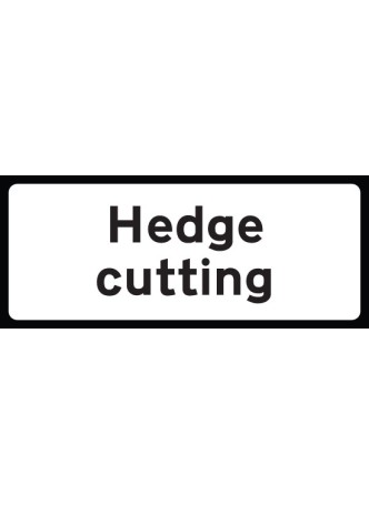 Hedge Cutting Supp Plate - Class RA1