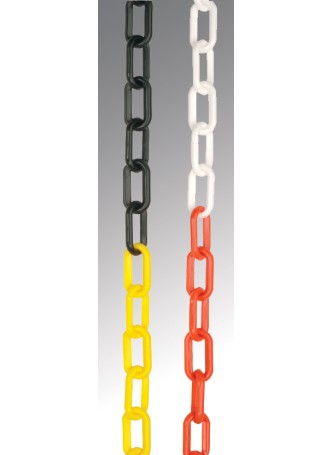 Yellow and Black Polyethylene Chain