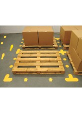 Arrow - Yellow Floor Markers (Pack of 100)