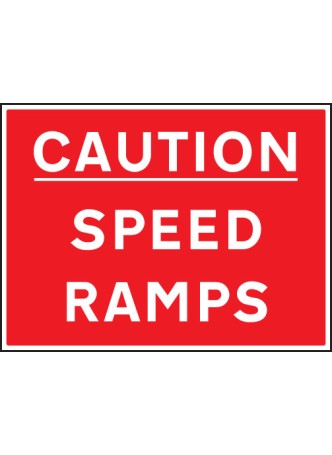Caution - Speed Ramps