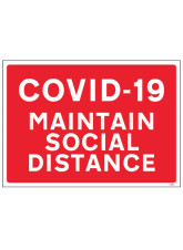 COVID-19 - Maintain Social Distance