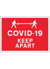 COVID-19 - Keep Apart (with pictogram)