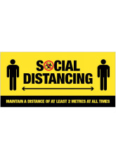 Social Distancing - Biohazard Pictogram