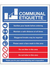 Communal Area Etiquette