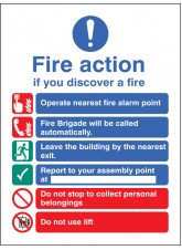 Fire Action Auto Dial with Lift (Dialled Automatically)