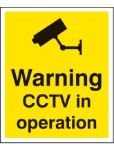 Warning CCTV in Operation