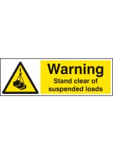 Warning - Stand Clear of Suspended Loads