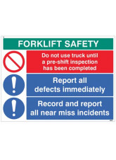 Forklift Safety Report Defects and Near Misses
