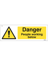Danger - People Working Below