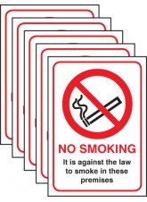 5xNo Smoking - (England and Northern Ireland)