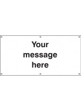 Design Your Own - Banner with Eyelets - 1270 x 610mm