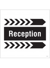 Reception - Arrow Right - Site Saver Sign