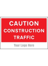 Caution - Construction Traffic - Site Saver Sign