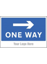 One Way - Arrow Right - Site Saver Sign