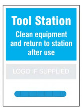 Tool Station Shadow Board with 300mm Magnetic Rail