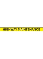 Highway Maintenance - Reflective Self Adhesive Vinyl - 1300 x 100mm 