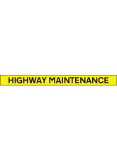 Highway Maintenance - Reflective Magnetic - 1300 x 100mm 