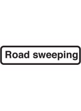 Fold Up Sign - "Road Sweeping" Supplementary Text