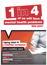 Mental Health Poster - Taking Steps to a Healthier Workplace