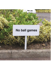 No Ball Games - Verge Sign c/w 800mm Post
