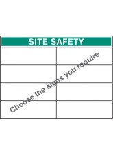 Bespoke Site Safety Board - 900 x 1200mm