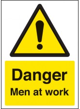 A4 Danger Men At Work