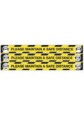 Maintain a Safe Distance Floor Graphic - 0 / 1m / 2m Options