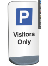 Eco Friendly Temporary Sign - Visitors Parking Only