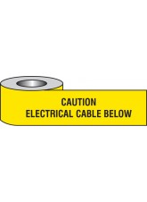Caution - Electrical Cable Below Underground Tape