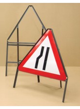 Sign Frame - 750mm Triangle with Supp Plate - 450mm Legs