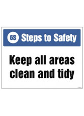 Steps to Safety - Keep All Areas Clean and tidy