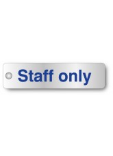 Staff Only - Visual Impact - Aluminium Door Sign