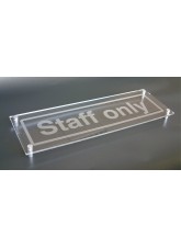 Design Your Own Visual Impact Sign with Stand Off Locators - 450 x 150mm