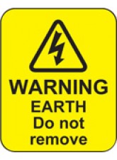 Warning Earth Do Not Remove Labels