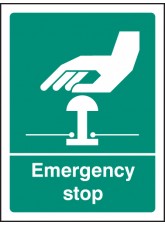 Emergency Stop (white / Green)