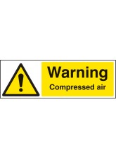 Warning - Compressed Air