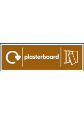 WRAP Recycling Sign - Plasterboard