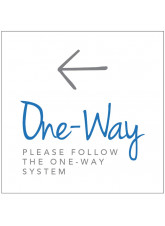 One Way - Arrow Left - Floor Graphic